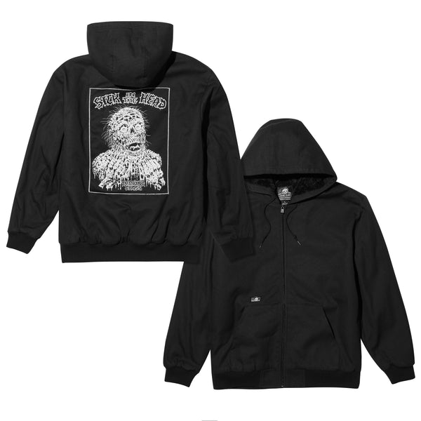 Lurking Class Sick In The Head X Stikker Work Jacket - Black