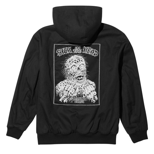 lurking class Sick in the Head x Stikker Work Jacket - Black