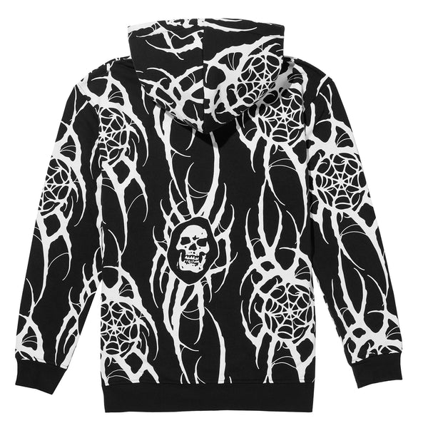 Lurking Class Sin X Kyle Grand Women's AOP Zip Hoodie - Black