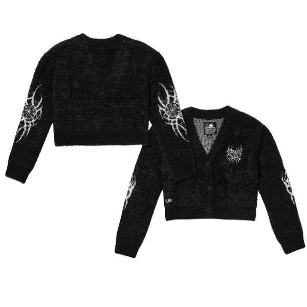 Lurking Class Sin X Kyle Grand Women's Cardigan - Black