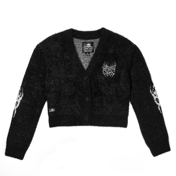 lurking class Sin x Kyle Grand Women's Cardigan - Black