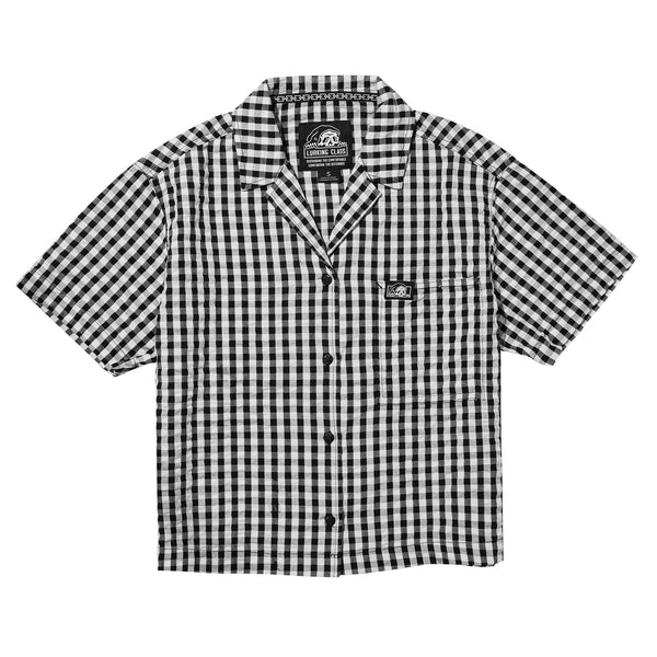 lurking class Thorn Women's Button Down Shirt - Black/White
