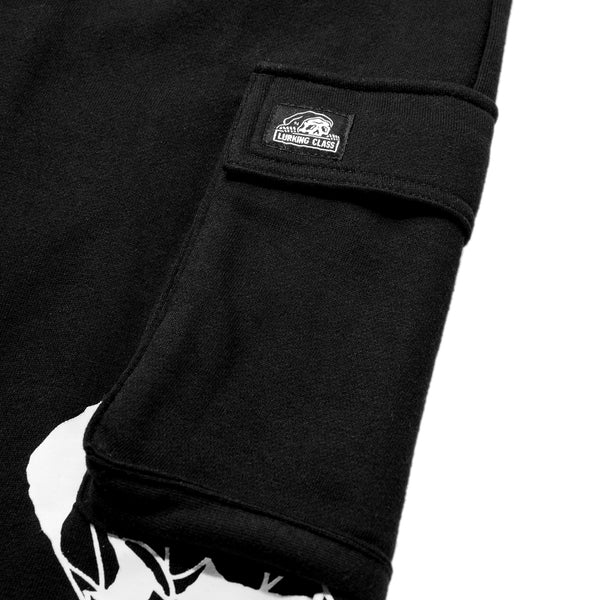 Lurking Class Tomb Women's Cargo Sweatpant - Black/White