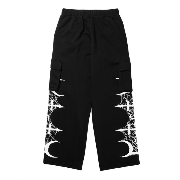 Lurking Class Tomb Women's Cargo Sweatpant - Black/White