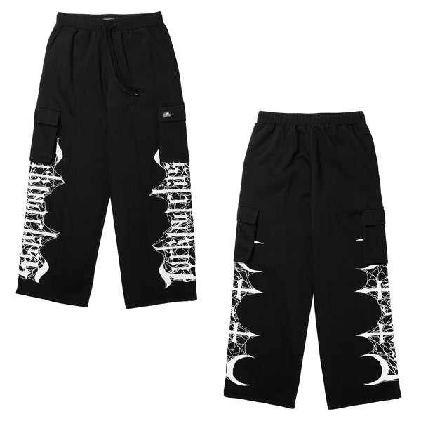 Lurking Class Tomb Women's Cargo Sweatpant - Black/White