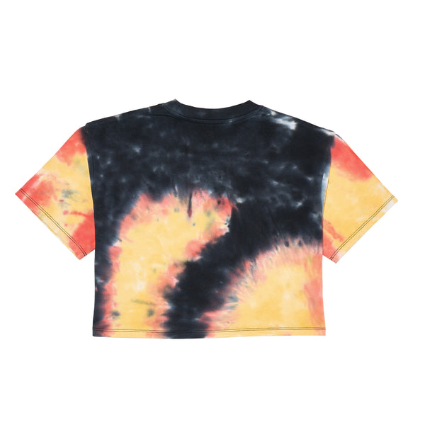 Lurking Class Unchained Women's Crop Tee - Flame Wash