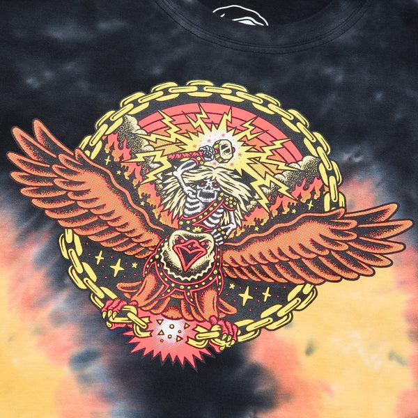 Lurking Class Unchained Women's Crop Tee - Flame Wash