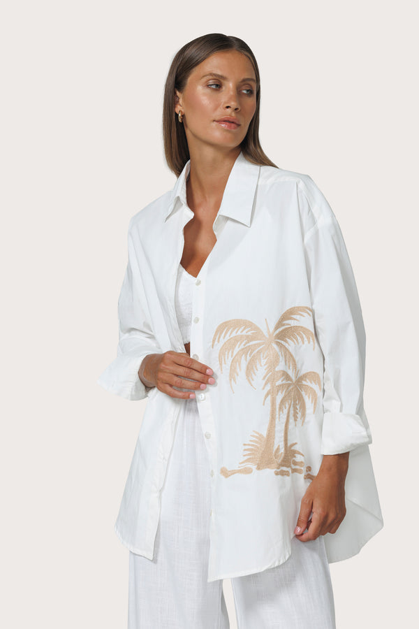 lusana Palma Embroidered Shirt