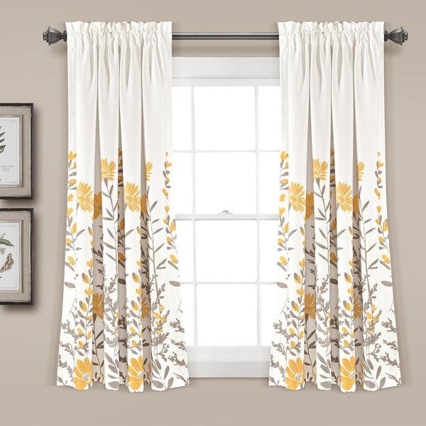Lush Décor Aprile Light Filtering Window Curtain Set