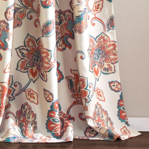 Lush Décor Aster Light Filtering Window Curtain Set