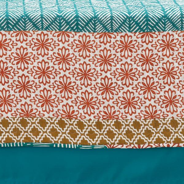 Lush Décor Bohemian Stripe Cotton Daybed Cover 6 Piece Set