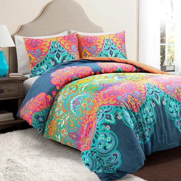 lush décor Boho Chic Cotton Duvet Cover 3 Piece Set