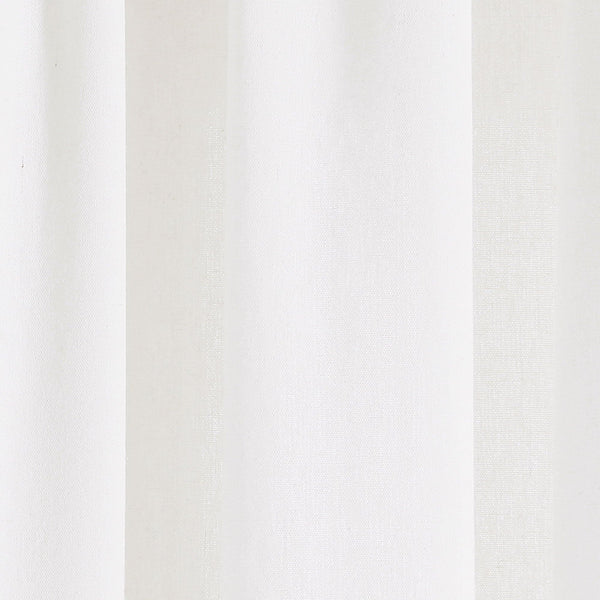 Lush Décor Boho Faux Linen Texture Tassel Window Curtain Panel