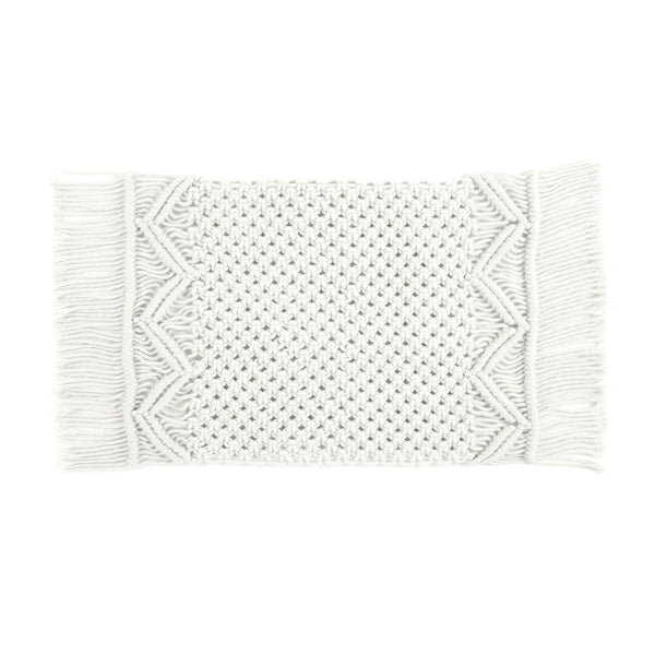 Lush Décor Boho Macrame Indoor/Outdoor Placemat 2-Pack Set