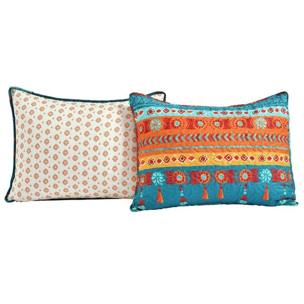 Lush Décor Boho Watercolor Border Quilt 3 Piece Set