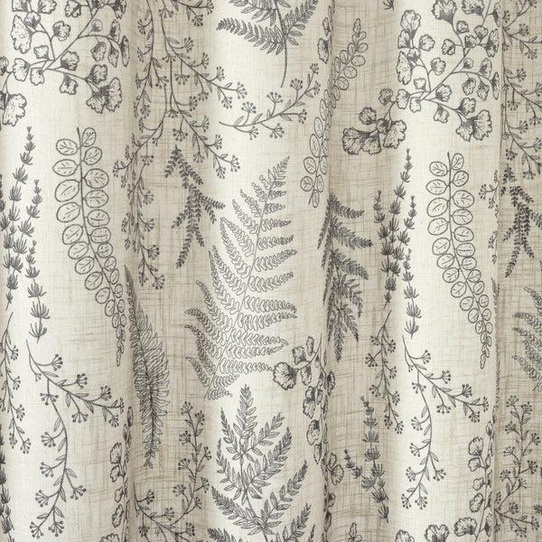 Lush Décor Botanical Dreams Linen Textured Shower Curtain