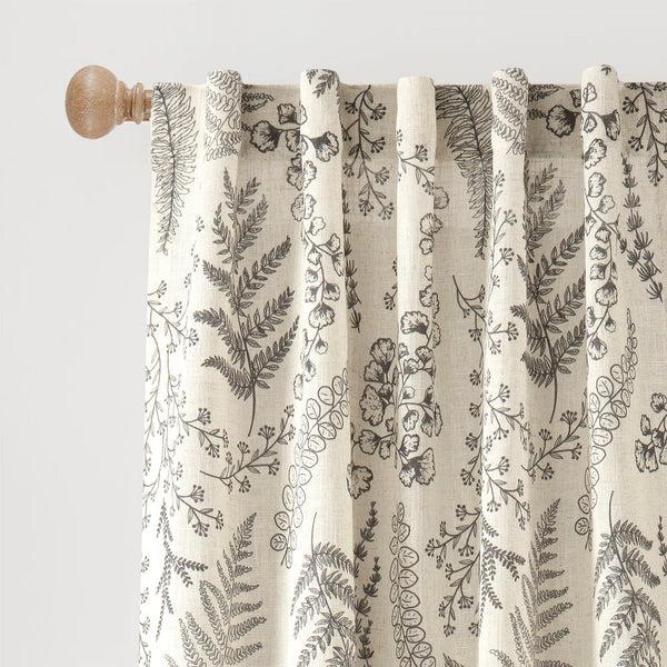 Lush Décor Botanical Dreams Window Curtain Panel Set