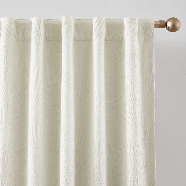 Lush Décor Capstone Whisper Blackout Window Curtain Panels Pair