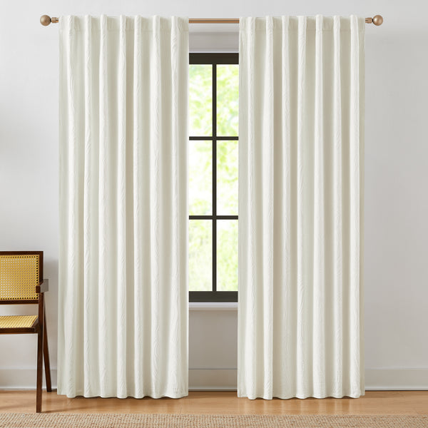 lush décor Capstone Whisper Blackout Window Curtain Panels Pair