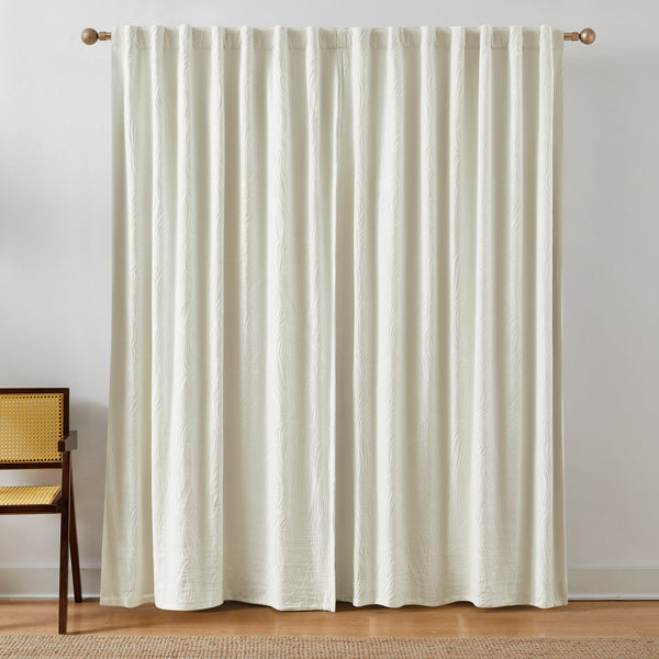 Lush Décor Capstone Whisper Blackout Window Curtain Panels Pair