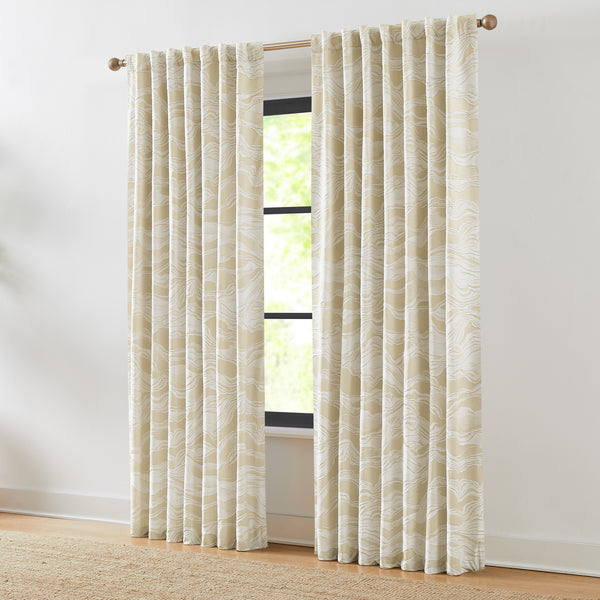 Lush Décor Cascade Wave Blackout Window Curtain Panels