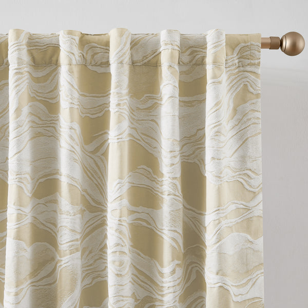Lush Décor Cascade Wave Blackout Window Curtain Panels