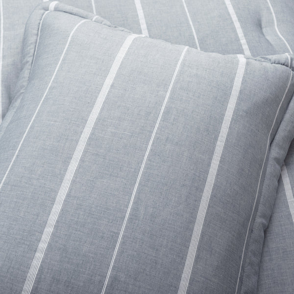 Lush Décor Classic Farmhouse Chalk Stripe 3 Piece Comforter Set