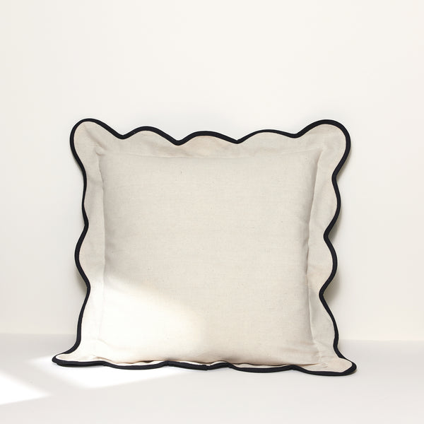 Lush Décor Coastal Chic Scalloped Edge Throw Pillow Cover