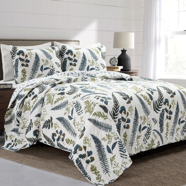 Lush Décor Devonia All Over Cotton Quilt 3 Piece Set