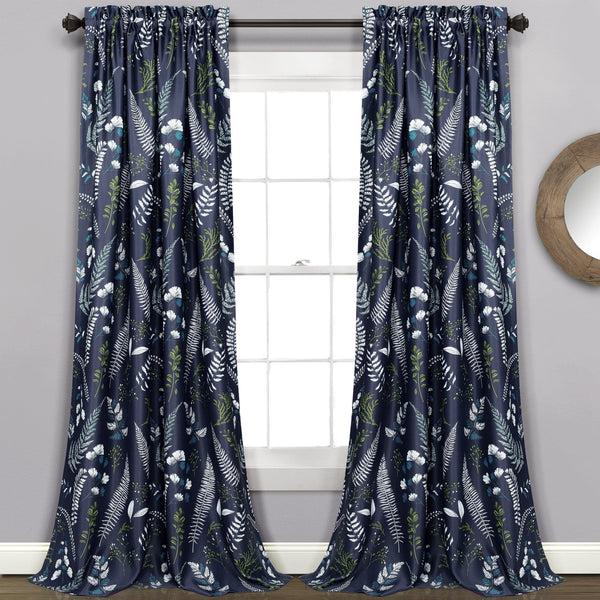 Lush Décor Devonia All Over Light Filtering Window Curtain Panel Set