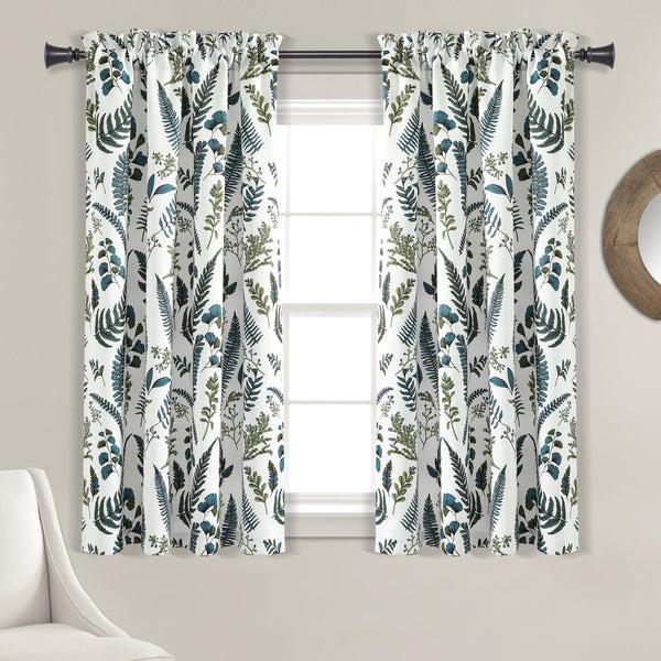 Lush Décor Devonia All Over Light Filtering Window Curtain Panel Set