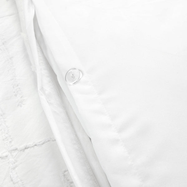 Lush Décor Diamond Clip Jacquard Duvet Cover 3 Piece Set