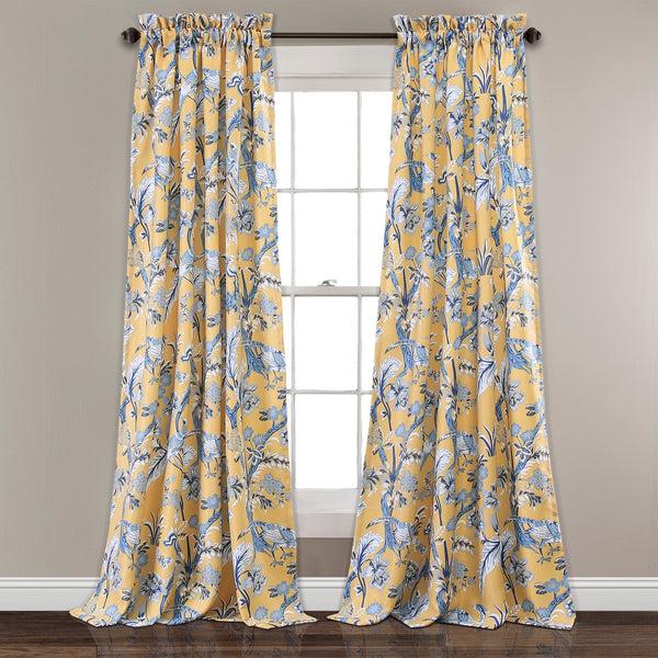 lush décor Dolores Light Filtering Window Curtain Set