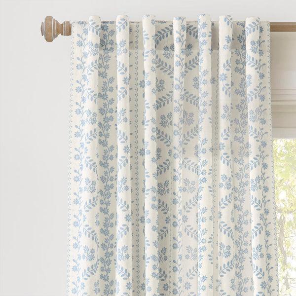 Lush Décor Doreen Delicate Floral Window Curtain Panel Set