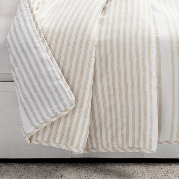 Lush Décor Drew Stripe Silver-Infused Antimicrobial Throw