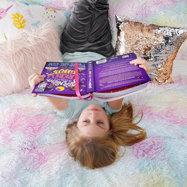 Lush Décor Emma Cozy Ultra Soft Rainbow Faux Fur Comforter Set