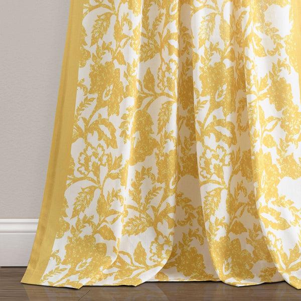 Lush Décor Emma Textured Jacobean Window Curtain Panel