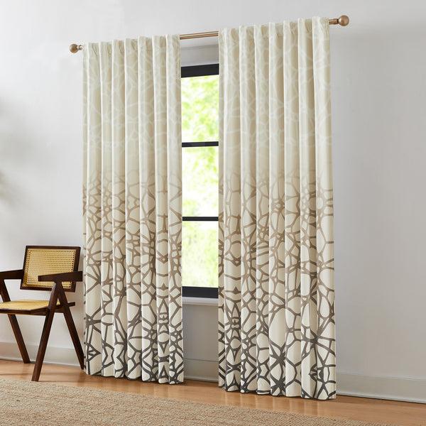 Lush Décor Ethereal Tangle Velvet Blackout Window Curtain Panels
