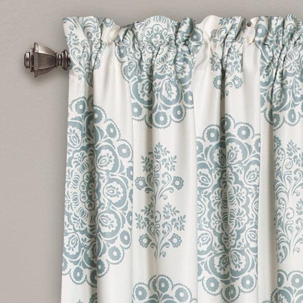Lush Décor Evelyn Medallion Light Filtering Window Curtain Set
