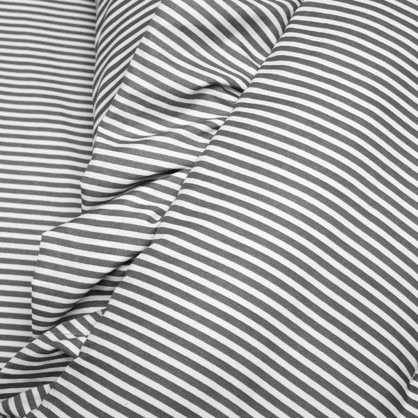 Lush Décor Farmhouse Stripe Reyna Ruffle Reversible Comforter 3 Piece Set