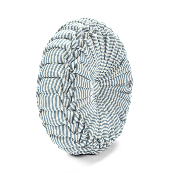 Lush Décor Farmhouse Ticking Stripe Yarn Dyed Pleated Decorative Pillow