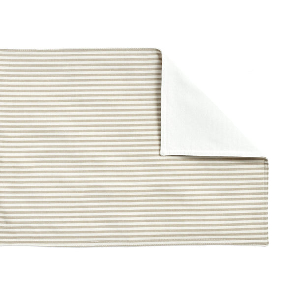 Lush Décor Farmhouse Ticking Stripe Yarn Dyed Table Runner