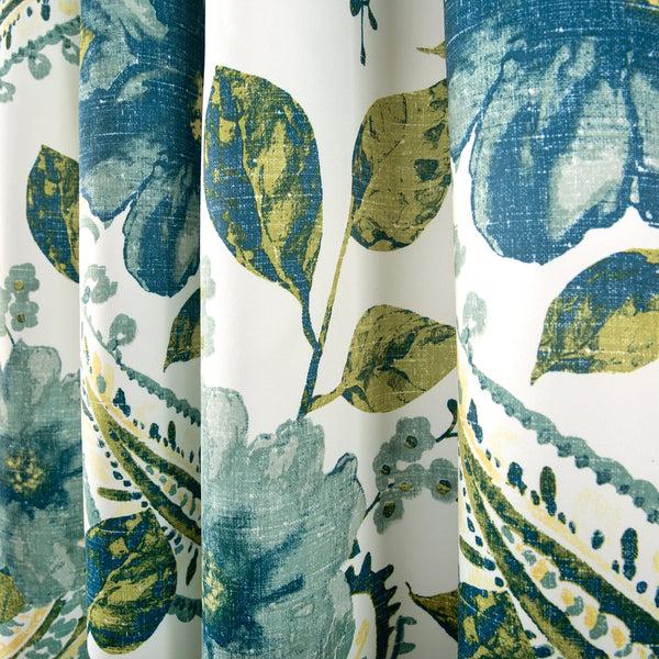 Lush Décor Floral Paisley Light Filtering Window Curtain Set