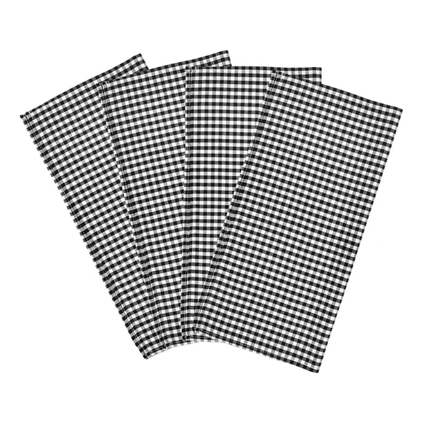 lush décor Gingham Check Yarn Dyed Napkin 4-Pack Set
