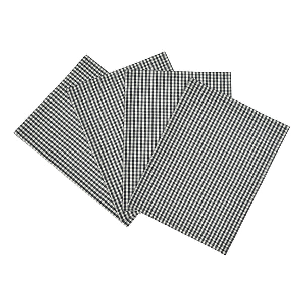 Lush Décor Gingham Check Yarn Dyed Placemat 4-Pack Set