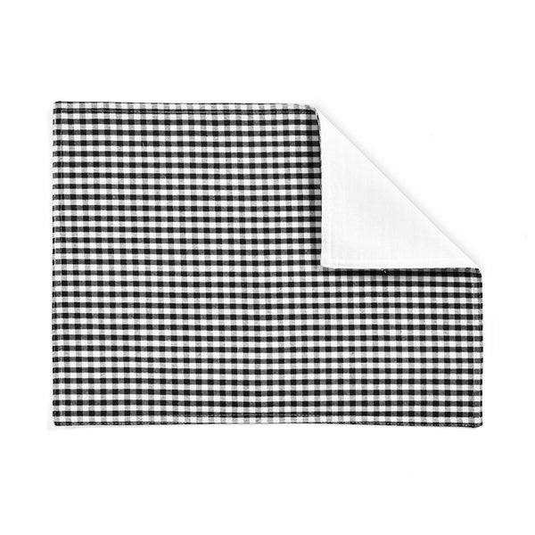 lush décor Gingham Check Yarn Dyed Placemat 4-Pack Set