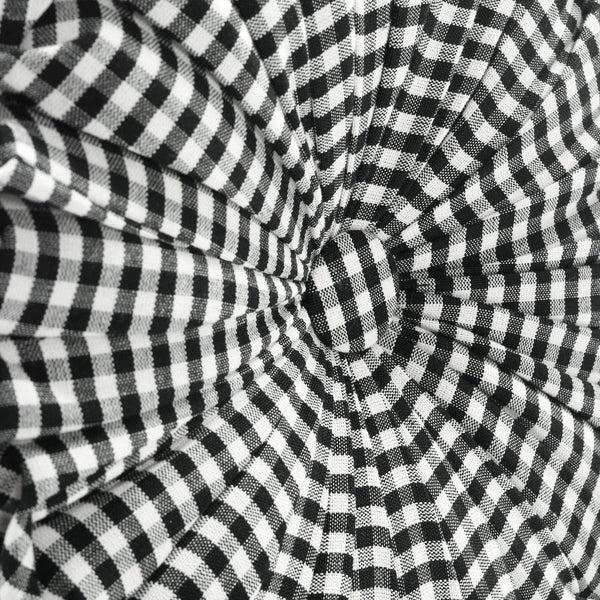 Lush Décor Gingham Check Yarn Dyed Pleated Decorative Pillow