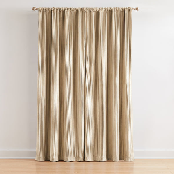 Lush Décor Glam Pleated Velvet Light Filtering Window Curtain Panels