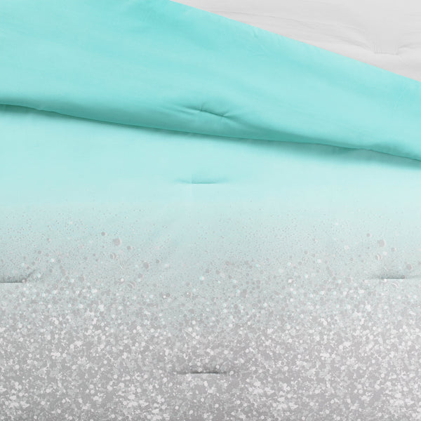 Lush Décor Glitter Ombre Metallic Print Comforter Set With Pillowcases