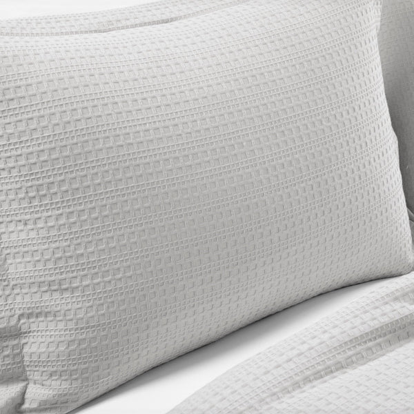 Lush Décor Haniya Solid Waffle Woven Cotton Textured Comforter Set